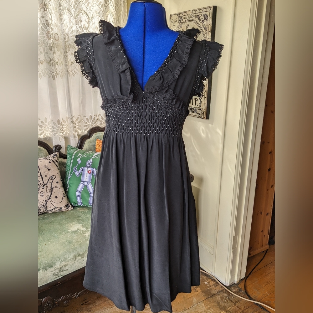 Betsey Johnson ruffled dress size 4